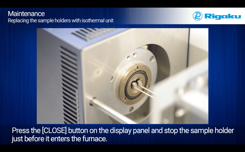 STAvesta_Replacing the sample holder (with isothermal unit)_ja